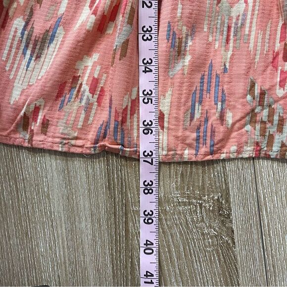 Knox Rose Pink and Coral Patterned Dress Size Medium - Picture 10 of 10